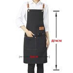 Canvas Apron Factory - OEM Wholesales Waterproof High Quality Printing Logo Customized Unisex Leather Accessories