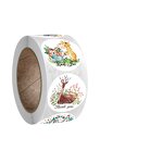 Sealing Decals Factory - OEM Custom Crystal Heart Shaped Labels Roll for Decoration