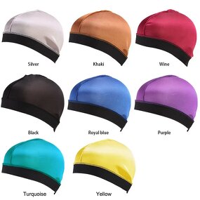 Durag Cap Factory - OEM Breathable Silky Elastic 360 Wave Stretch HD Suitable for Adult Wave Dome Large Size