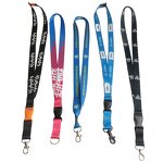 Sublimation Lanyard Factory - OEM OEM Blank Polyester Nylon Masking Plain Medal Ribbon Personalized