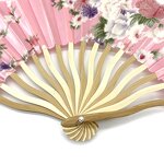 Portable Hand Fan Factory - OEM Promotional Folding Hand Held Fan Custom DIY Printed Logo Blank