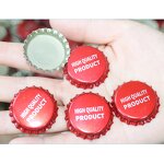Bottle Cap Badge Factory - OEM Custom Design Logo Printed Tinplate Beer Cap Pin Button Pin Gift