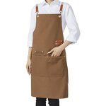 Canvas Apron Factory - OEM Wholesales Waterproof High Quality Printing Logo Customized Unisex Leather Accessories