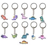 Keychain Factory - OEM Wholesale Promotional Custom 3d Cute Rubber Key Chains With Metal Key Ring