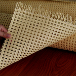 Rattan Cane Webbing Factory - OEM Factory High Quality Natural Mesh Woven Roll for Furniture