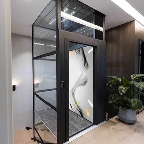 Home Elevator Manufacturer - Hydraulic Glass Panoramic Residential House Lift