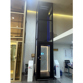 Home Elevator Manufacturer - Glass Panoramic Hydraulic Villa House Elevator