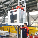 Wheelchair Lift Manufacturer - Small Home Half-Enclosed Vertical Platform Lift