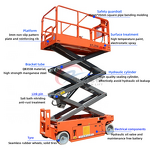 Scissor Lift Manufacturer - High Quality 5-8m Self-Propelled Hydraulic Lift