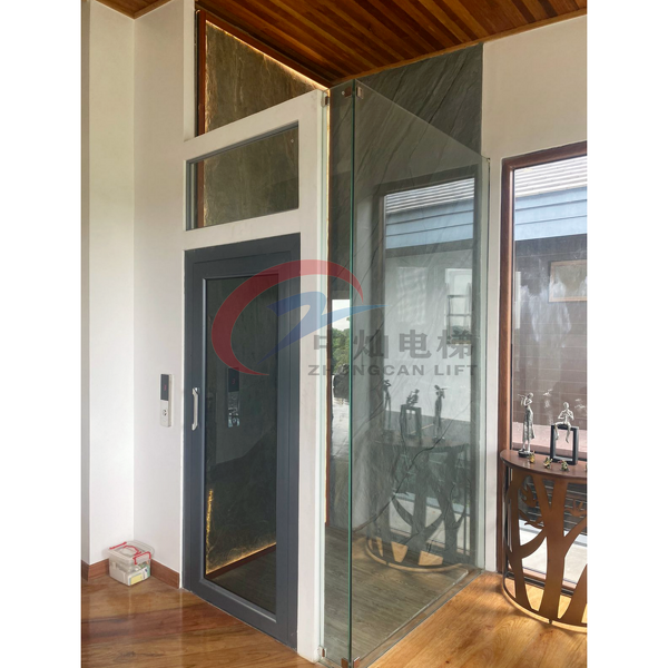 Home Elevator Manufacturer - Modern Small Glass Residential Villa Elevator