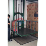 Freight Elevator Manufacturer - CE 4-8m Hydraulic/Electric Guide Rail Lift