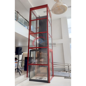 Passenger Elevator Manufacturer - Modern 4-Floor Hydraulic Home Elevator