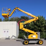 Boom Lift Manufacturer - Small Self-Propelled Articulating Telescopic Boom Lift