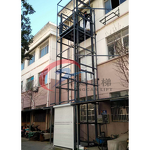 Cargo Lift Platform Manufacturer - Hydraulic Wall Mounted Double Guide Rail Lift