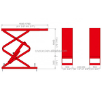 Car Lift Manufacturer - Factory Price 1.8m Portable Mid Rise Scissor Lift