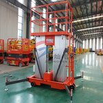Man Lift Manufacturer - 10M Hydraulic Aluminium Portable Single/Double Mast Lift