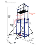 Scaffold Platform Manufacturer - 2-8m Remote Control Foldable Electric Lift