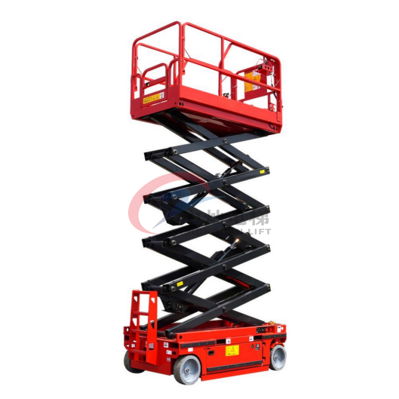 Scissor Lift Manufacturer - 6-14m Narrow Mobile Electric Self-Propelled Lift
