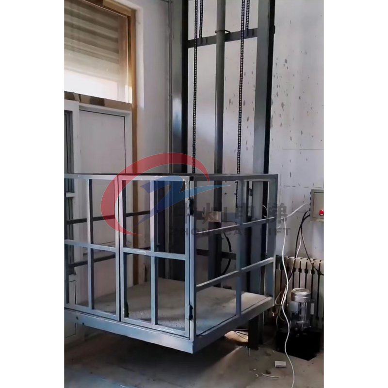 Cargo Lift Manufacturer - CE Indoor 4m Hydraulic Small Vertical Lift