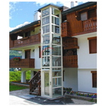 Home Elevator Manufacturer - Hydraulic Glass Panoramic Residential House Lift