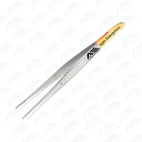 12cm Adson Tissue Forceps Half Gold German Steel TC High Grade Adson Dissecting and Tissue Forceps By Apto Enterprises