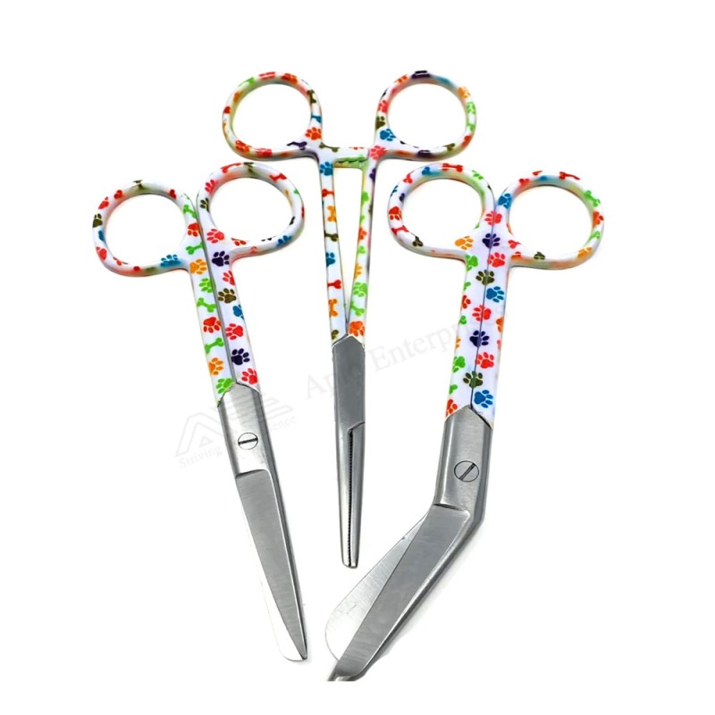 Premium Quality Stainless Steel Nurse Scissor Set Bandage Scissor Medical Instruments for Neurosurgery
