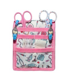 Nurse Fanny Pack Stethoscope Tape Bandage Scissor Holder Woman Waist Belt Organizer Bag for Medical Tool Professional Pouch