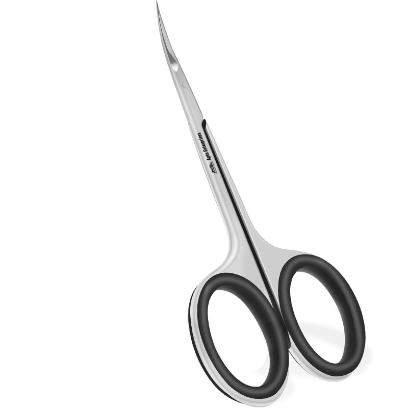6 Blade Cuticle Scissors Professional Manicure Scissors Stainless Steel Eyebrow Scissor Cuticle Extra Fine Curved