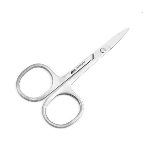 Eyebrow Shaping Scissors Anti-dust Ergonomic Stainless Steel Nose Hair Eyelash Trimmer for Home Manicure Nail Scissor