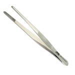 McIndoe 150mm手动解剖钳镊子不锈钢夹敷料钳用于实验室使用塑料材料