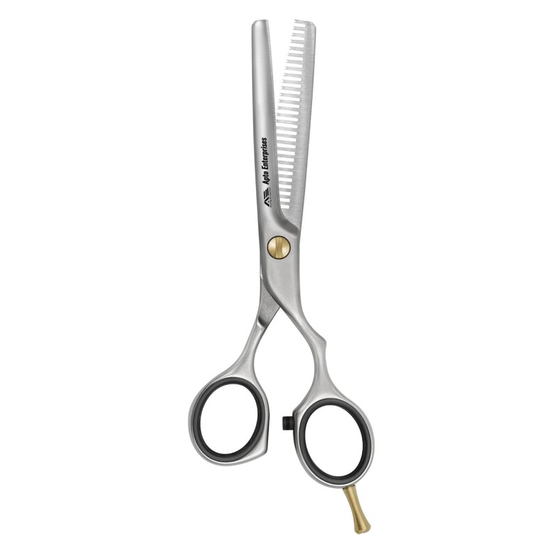 Shears Pre Style Relax 5.5 Inch Offset Professional Ergonomic Steel Hair Thinning Texturizing Cutting and Trimming Scissors