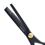 Barber Hair Thinning Shears Professional Hair Thinning Scissors Black Hairdressing Thinning Scissors for All Hair Type Black
