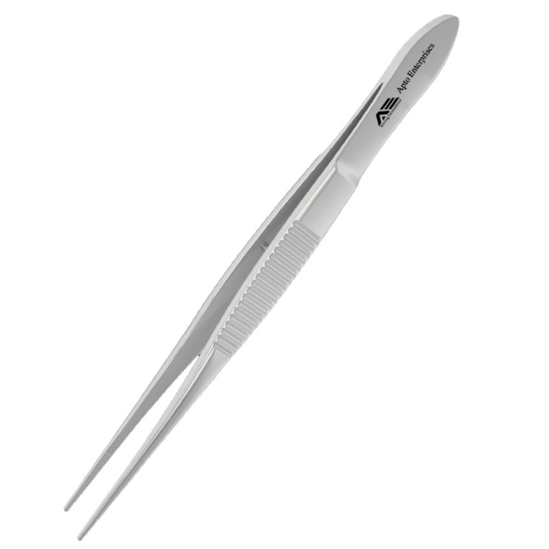 McIndoe 150mm Manual Dissecting Forceps Tweezers Stainless Steel Clip Dressing Forceps for Lab Use Plastic Material