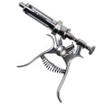 Automatic Veterinary Syringe In Stainless Steel Available In All Sizes Qualities & Types Durable Reusable Injector For Livestock