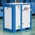 Screw Air Compressor Factory - OEM High Efficiency Energy Saving 15-30kw for Industrial Use