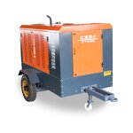 Screw Air Compressor Factory - OEM Portable Industrial with 8 Bar Diesel Engine Lubricated Air Cooled