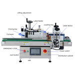 Labeling Machine Factory - OEM Fully Automatic Self Adhesive for Round Plastic Glass Wine Bottles