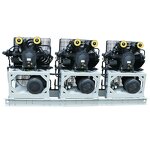 Piston Air Compressor Factory - OEM New Stationary Lubricated PLC Pump 30Bar Shang Air 1.2m/min