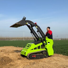 Skid Steer Loader Manufacturer - CE/EPA Mini Track 4x4 Wheel Loader for Sale