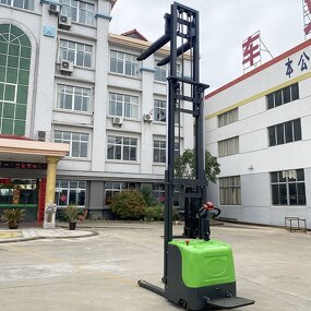 Electric Stacker Manufacturer - 1-2 Ton Standing Electric Pallet Stacker