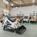 Skid Steer Loader Manufacturer - 400kg-2 Ton Mini Loader with Kubota Engine
