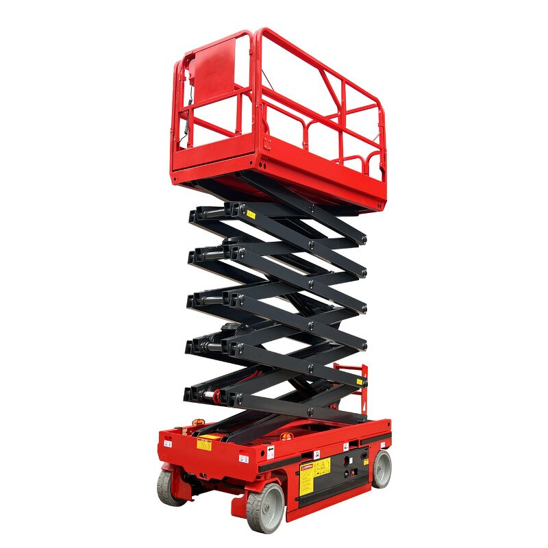 Scissor Lift Manufacturer - CE 8-14m Self Propelled Aerial Work Platform