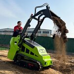 Skid Steer Loader Manufacturer - 530T 25HP Small Mini Skid Steer Loader