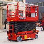 Scissor Lift Table Manufacturer - 4-18m Mobile Manual Hydraulic Platform