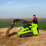 Skid Steer Loader Manufacturer - Fast Shipping 1 Ton Crawler Mini Skidsteer