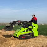 Skid Steer Loader Manufacturer - 530T 25HP Small Mini Skid Steer Loader