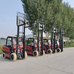 Electric Forklift Manufacturer - 2-4 Ton CE Farm Battery Four Wheel Forklift