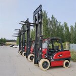 Electric Forklift Manufacturer - 2-4 Ton CE Farm Battery Four Wheel Forklift