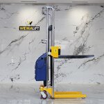 Pallet Stacker Manufacturer - Factory Price 400kg Semi Electric Mini Portable Stacker