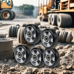 Forklift Wheel Manufacturer - New 48V Truck Jack Load Caster Nylon PU Rubber